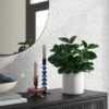 Green Leaf Plant In White Pot - Threshold™ 2 Green Leaf Plant In White Pot - Threshold™ -Brick Wall GUEST 00b79980 a80a 465c bd86 f742978fe819
