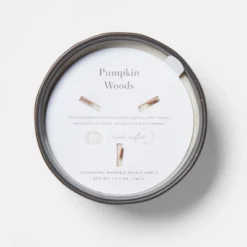 16oz Blackened Bowl Ceramic With Multi Woodwick And Dustcover Pumpkin Woods Candle Black - Threshold™ 9 16oz Blackened Bowl Ceramic With Multi Woodwick And Dustcover Pumpkin Woods Candle Black - Threshold™ -Brick Wall GUEST 03e9929e f920 4a95 ab68 41b0ac572b8d