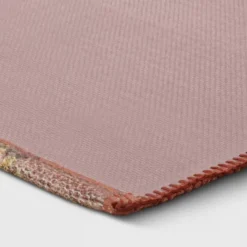 Southbury Washable Printed Diamond Persian Style Rug Rust - Threshold™ -Brick Wall GUEST 0937930e 7b4d 40df a390 3739f7c9d169