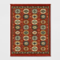 Medallion Persian Rug - Threshold -Brick Wall GUEST 09b94dfc 69cc 490e 95ff a4755450bbc2