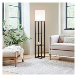 Shelf Floor Lamp - Threshold -Brick Wall GUEST 0e0b487a 3128 474f 84a7 981efa1ecda3