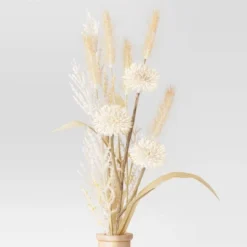 Large Grass Arrangement In Wood Pot - Threshold™ -Brick Wall GUEST 0f337955 9723 423e 8870 533ac2758a9a