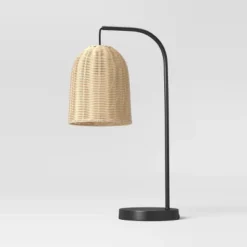 Addison Rattan Table Lamp Brown - Threshold™ -Brick Wall GUEST 13c0a3a6 944c 4c4e a336 319f57cdf7ef 1