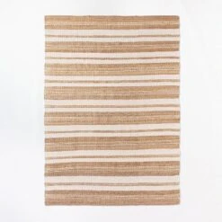 Riverton Striped Jute/Wool Area Rug Tan - Threshold™ Designed With Studio McGee -Brick Wall GUEST 165a2fb4 ddce 4cf5 8ba0 34ba0b546b4a