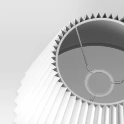 Small Pleated Lamp Shade White - Threshold™: Empire Shape, Cotton/Nylon, 7" H -Brick Wall GUEST 1863adae ab08 4eaf a6fa f647a3c5cf19