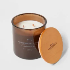 23oz XL 3-Wick Sandalwood + Smoke Wooden Amber Glass With Wood Lid And Stamped Logo Amber - Threshold™ 5 23oz XL 3-Wick Sandalwood + Smoke Wooden Amber Glass With Wood Lid And Stamped Logo Amber - Threshold™ -Brick Wall GUEST 1b54cfd4 2364 4122 af1d 12266c8a1791