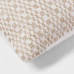 Geo Woven Dec Pillow Oblong Khaki/Ivory - Threshold™: Cotton Fabric, Indoor Stripe Design, Polyester Filled 7 Geo Woven Dec Pillow Oblong Khaki/Ivory - Threshold™: Cotton Fabric, Indoor Stripe Design, Polyester Filled -Brick Wall GUEST 1b7f191d 8e34 4687 8532 f9d5c9ec498f