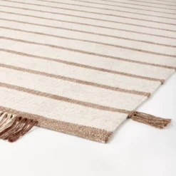 Handwoven Plaid Flat Weave Area Rug Cream/Brown - Threshold™ Designed With Studio McGee -Brick Wall GUEST 1b9db347 203e 4d26 96e7 bf0d5303859b