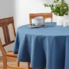 70" Cotton Round Tablecloth Blue - Threshold™ -Brick Wall GUEST 20c9b0b3 dc22 4b8b a9b7 29aa6d1188c8