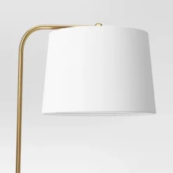 62"x14" New Traditional Downbridge Floor Lamp Brass - Threshold™: ETL Listed, Linen Shade, Metal Body -Brick Wall GUEST 233a1f2e b203 4144 8532 4ad1df9c962a 1