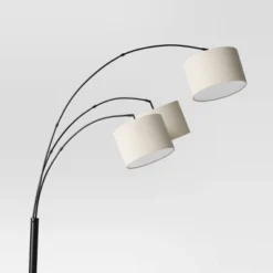 Avenal 3-Head Shaded Arc Floor Lamp Black - Threshold™ -Brick Wall GUEST 2435a7fb 582f 4bd1 99bf ccc8dc1a9d3e