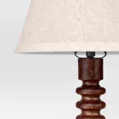 Mid Tone Wood Table Lamp - Threshold™ -Brick Wall GUEST 25ddf6c6 eaf9 4f96 84ca 2d7dda7899ad