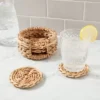 4pk Seagrass Coasters With Holder - Threshold™ -Brick Wall GUEST 27e6c9be 7d39 4cc0 b3f6 34ab394c5764