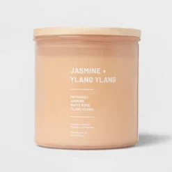 Glass Jar Jasmine And Ylang Candle Orange - Threshold™ -Brick Wall GUEST 283695f1 8725 4897 8c7c c88d9c94ee0b