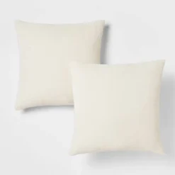 2pk Chenille Square Throw Pillows - Threshold™ -Brick Wall GUEST 2b1db3f9 3b3e 4d1d 83e1 eb7ab7c8a7f6