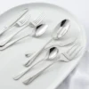 45pc Sussex Flatware Set Silver - Threshold™: Stainless Steel Silverware, Service For 8, Dishwasher-Safe -Brick Wall GUEST 2c697478 bb68 4fac bd12 8ce0bc93b5b2