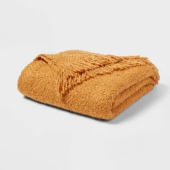Fringed Boucle Bed Throw - Threshold™ -Brick Wall GUEST 2cad3840 a572 4c6e a1cb 78da7db8d70a