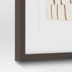 16" X 20" 2pk Random Stripes Framed Under Glass - Threshold™ -Brick Wall GUEST 31831035 c13c 4911 b31e f4604a24b5a2