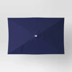 10'x6' Rectangular Solar Market Patio Umbrella - Black Pole - Threshold™ 13 10'x6' Rectangular Solar Market Patio Umbrella - Black Pole - Threshold™ -Brick Wall GUEST 31db9e17 287c 4007 8a15 61e63344f823