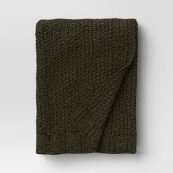 50"x60" Chenille Knit Throw Pillow - Threshold™ -Brick Wall GUEST 32fbc47d b935 4002 8b48 d9543fb877a3