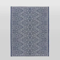 Tapestry Outdoor Rug Blue - Threshold -Brick Wall GUEST 353dfeee 311e 4c70 8e49 b6d84f4dc1c4