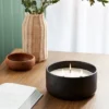 16oz Blackened Bowl Ceramic With Multi Woodwick And Dustcover Pumpkin Woods Candle Black - Threshold™ -Brick Wall GUEST 39602151 588e 4135 9bb3 870adeedabb7