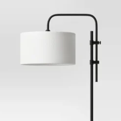 72"x16" Knox Floor Lamp - Threshold™: Modern Black Standing Lamp With Dimmer Switch -Brick Wall GUEST 3a7bcee2 8055 4c18 a4ff 64f85240d329