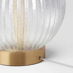 Small Ribbed Glass Lamp Base Clear - Threshold™ 9 Small Ribbed Glass Lamp Base Clear - Threshold™ -Brick Wall GUEST 3afd392d 594c 4005 9b08 cc2e50aa3c8c