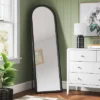 20" X 65" Arch Floor Mirror Black - Threshold™ -Brick Wall GUEST 3bce354b 9317 4a10 b4fc 2749d6efa28d