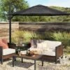 11'x11' Offset Patio Umbrella Black - Black Pole - Threshold™ -Brick Wall GUEST 3d7b0d91 3968 4ac6 aa3a f6ac5ccdb002