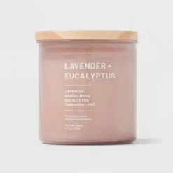 Glass Jar Lavender And Eucalyptus Candle - Threshold™ 9 Glass Jar Lavender And Eucalyptus Candle - Threshold™ -Brick Wall GUEST 3db36f68 f2c9 4561 a858 68d6584366c0