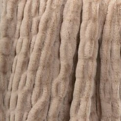 50"x60" Ruched Faux Rabbit Fur Throw Blanket - Threshold™ -Brick Wall GUEST 3f62c86c 757a 44f4 9c52 d729deae78d8