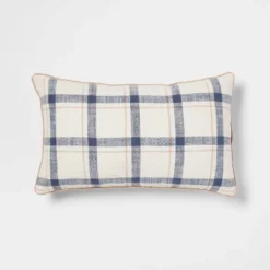 Woven Striped With Plaid Reverse Throw Pillow - Threshold™ -Brick Wall GUEST 414edcb0 1df4 4bee 9be2 ba1403dbbcd6