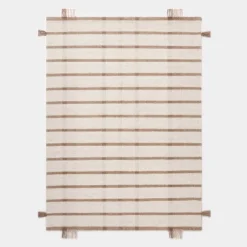 Handwoven Plaid Flat Weave Area Rug Cream/Brown - Threshold™ Designed With Studio McGee -Brick Wall GUEST 43fa0d62 d1fd 469e ab63 ed6f0dcb3abe