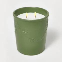 25oz Ceramic Candle Green - Threshold™ Designed With Studio McGee -Brick Wall GUEST 45df9745 39f8 45c0 a46a 162ccb3965e7