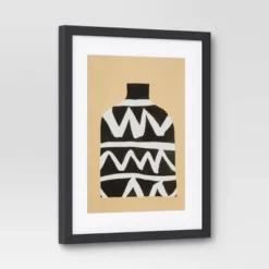 (Set Of 2) 16" X 20" Vase Set I And II Framed Decorative Wall Art Set With Mat - Threshold™ -Brick Wall GUEST 462d6ff0 2adc 482f 9e97 247bb11f077f