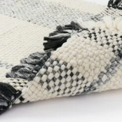 Laurelhurst Indoor/Outdoor Plaid Rug Black/White - Threshold™ Designed With Studio McGee -Brick Wall GUEST 47457b71 5c9b 42df 87fc 530893609812