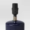 Linen Textured Ceramic Small Lamp Base Dark Blue - Threshold™: Cylindrical, No Assembly Required, UL Listed 2 Linen Textured Ceramic Small Lamp Base Dark Blue - Threshold™: Cylindrical, No Assembly Required, UL Listed -Brick Wall GUEST 48e466fe 5399 429e 844c 7802a62dee63