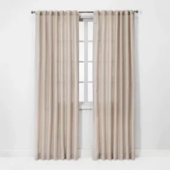 1pc Light Filtering Linen Window Curtain Panel - Threshold™ 9 1pc Light Filtering Linen Window Curtain Panel - Threshold™ -Brick Wall GUEST 4db17cab 22b1 49a0 9537 7c04d068a2c5