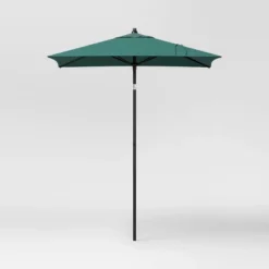 6' Square Outdoor Patio Market Umbrella With Black Pole - Threshold™ -Brick Wall GUEST 4dd0dc91 192e 4414 acc7 218c89b99861