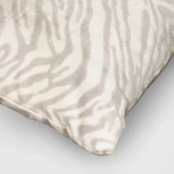 Velvet Jacquard Zebra Lumbar Throw Pillow - Threshold™ -Brick Wall GUEST 4e0909c6 5960 4917 9d53 b5ab55a3111d