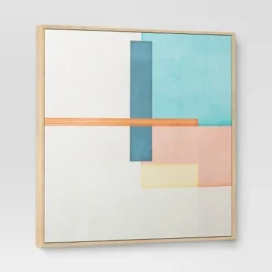 (Set Of 2) 24" X 24" Color Blocks Framed Wall Canvases - Threshold™ -Brick Wall GUEST 50ae9f34 a33f 4577 b93c 431d13d80a23