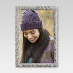 Brushed Nickel Textured Frame - Threshold