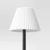 Small Pleated Lamp Shade White - Threshold™: Empire Shape, Cotton/Nylon, 7" H -Brick Wall GUEST 520e3b60 8aaa 472f 826c acbdb6e80f0e