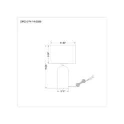 Glass Table Lamp With Open Base And Natural Shade - Threshold™ -Brick Wall GUEST 5259e94e 71c5 4ed7 827c 374db3a5da9e