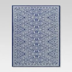 Tapestry Outdoor Rug Blue - Threshold -Brick Wall GUEST 5659ba62 520f 4c00 af8e 5133536a767d