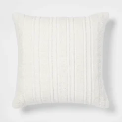 Oversized Textural Woven Throw Pillow Cream - Threshold™ -Brick Wall GUEST 576d2931 2f98 4603 97e9 14cb8d27855b