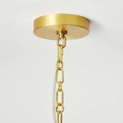 Reeded Glass Pendant Brass - Threshold™ Designed With Studio McGee -Brick Wall GUEST 60ed5016 65f8 438e bf2a 6c5f749d8bfe