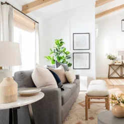 Lynwood Square Upholstered Cube - Threshold™ Designed With Studio McGee -Brick Wall GUEST 61d5661c 5558 4f8e 8f2b 91fc6d6f8d4e 4