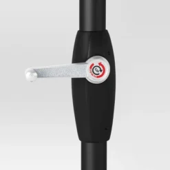 7.5'x7.5' Fringe Patio Market Umbrella - Black Pole -Brick Wall GUEST 681313fb a39b 4c07 8b51 fd17dc7cb8ef